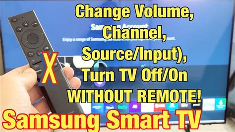 samsung tv source change without remote